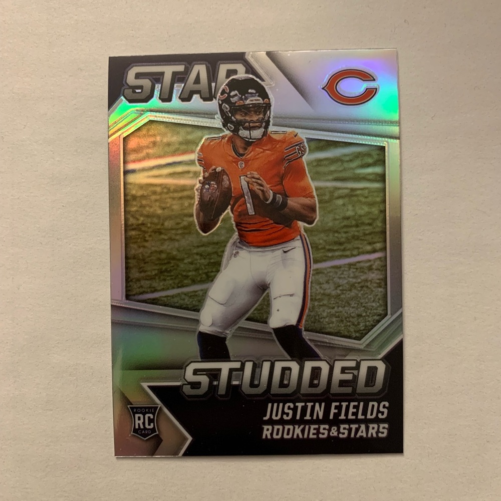 2021 Panini Rookies&Stars Star Studded Ss-24 Justin Fields Rookie Card RC